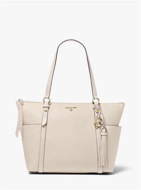 michael kors sullivan large saffiano leather tote bag